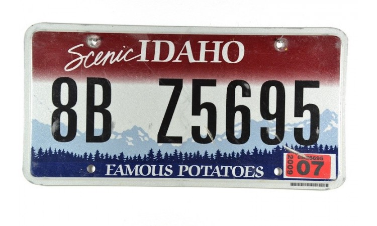 Idaho license plate year 2003