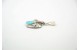 Pendentif turquoise et corail