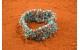 Turquoise and coral bracelet