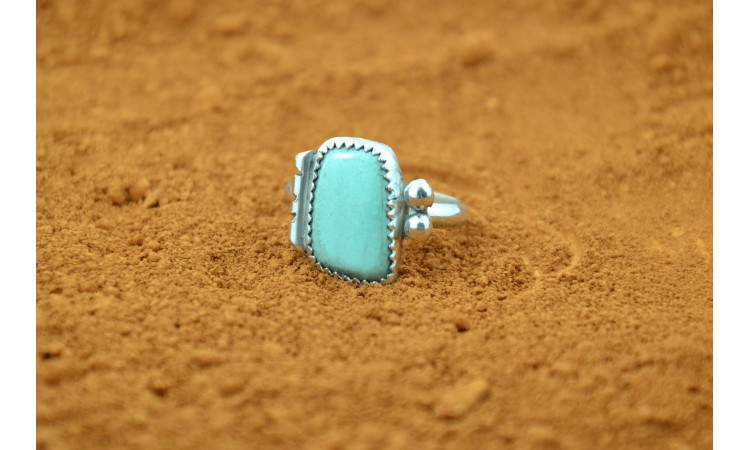 Bague amérindienne turquoise Royston taille 61