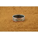 Bague Navajo cuivre et argent taille 69