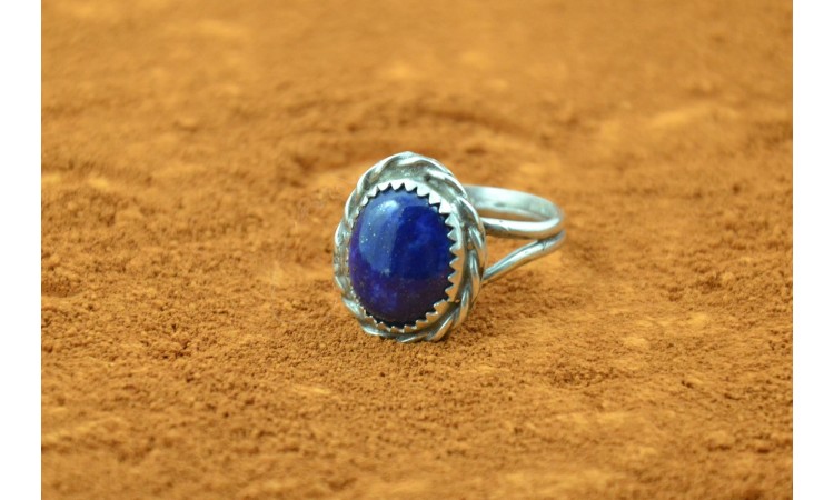 Bague amérindienne lapis lazuli