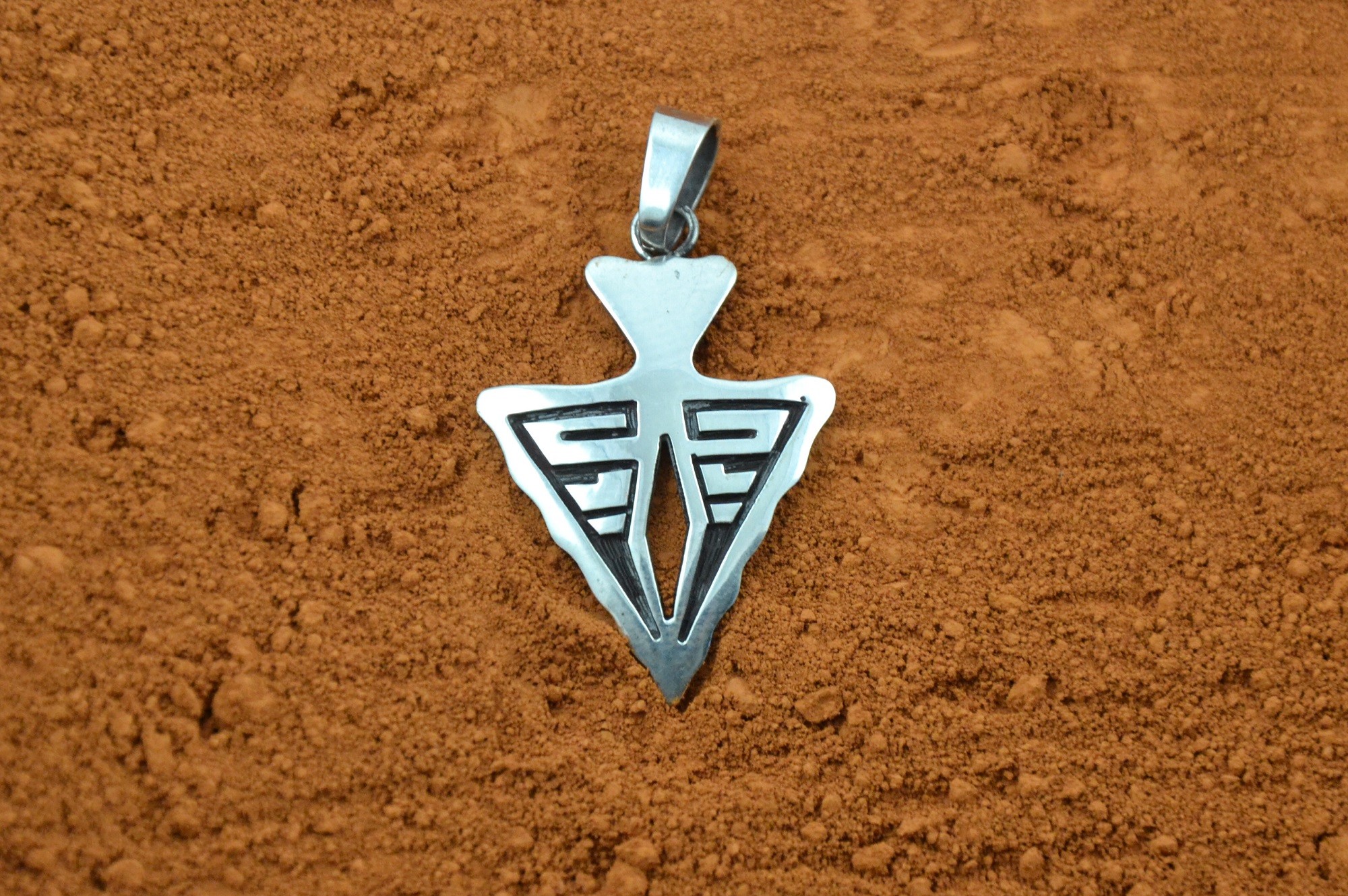 hopi arrowhead pendant