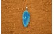 Blue geode agate pendant