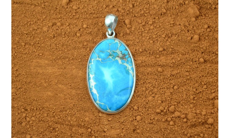 Blue jasper pendant