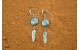 Native american conchos earrings