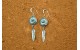 Conchos native american earrings