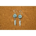 Conchos native american earrings