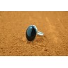 Bague amérindienne onyx