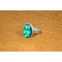 Green abalone ring
