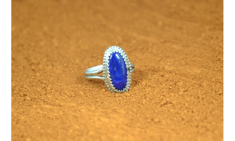 Bague amérindienne lapis lazuli