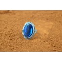 Blue abalone ring