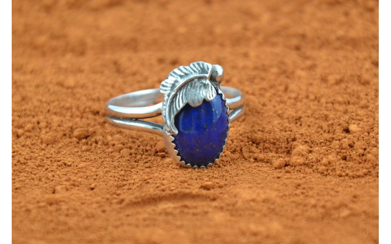 Bague femme lapis discount lazuli