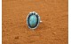 Turquoise horseshoe ring