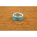 Bague inlay turquoise