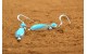 Boucles d'oreilles turquoises d'arizona