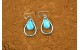 Larimar earrings