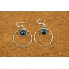 Boucles d'oreilles onyx