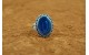 Bague abalone bleue