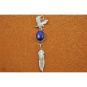 Eagle and lapis lazuli pendant