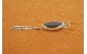 Feather & purple paua shell pendant