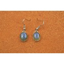 Boucles d'oreilles labradorite