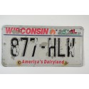 Wisconsin license plate