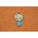Buffalo kingman turquoise pendant