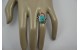 KIngman turquoise and coral ring