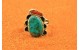 KIngman turquoise and coral ring