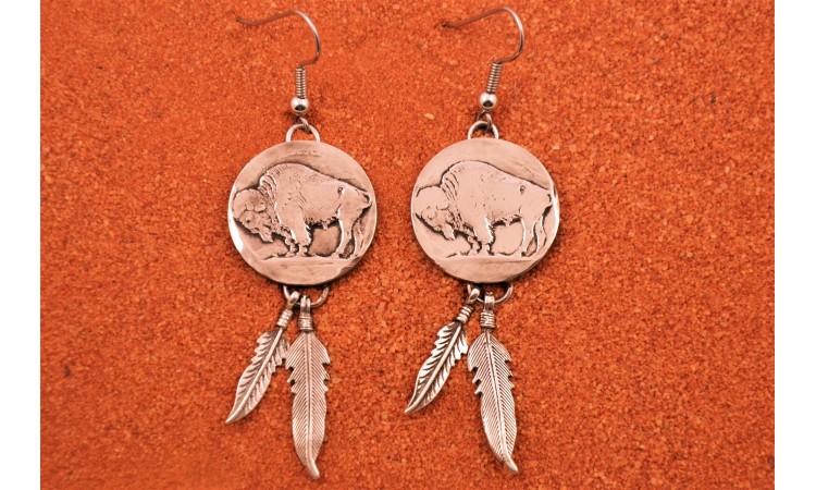 Buffalo earrings