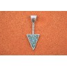 Arrow turquoise pendant