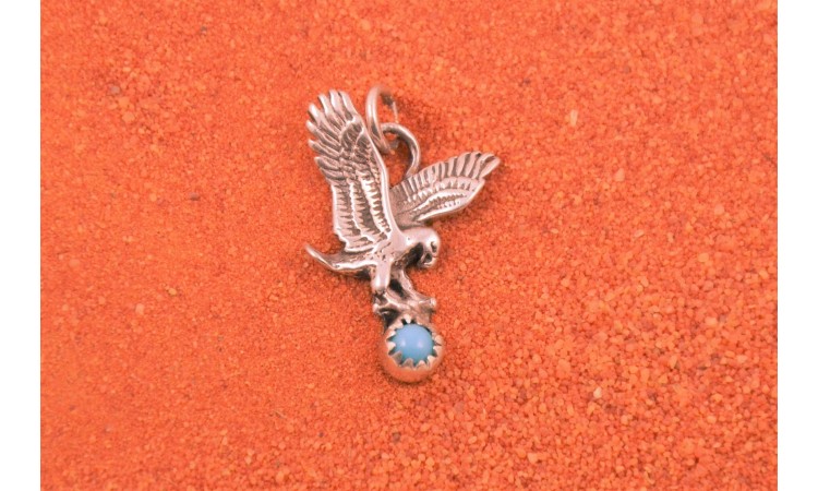 Eagle and turquoise Pendant