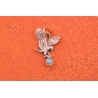 Pendentif aigle et turquoise