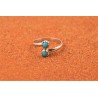 Bague turquoises ajustable