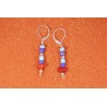 Coral earrings