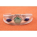 Royston turquoise and lapis bracelet