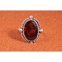 Bague abalone rouge