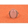 Bague quartz rose