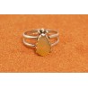 Lightning Ridge opal ring