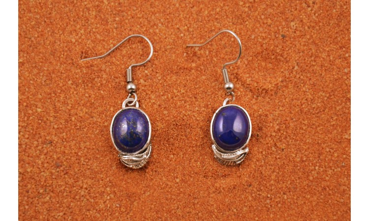 Boucles d'oreilles lapis lazuli