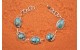 Mojave turquoise link bracelet