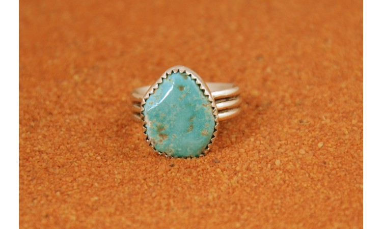 Bague turquoise taille 58