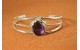 Amethyst and feather bracelet