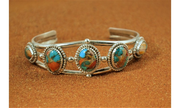 Bracelet turquoise oyster copper