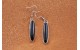 Boucles d'oreilles onyx