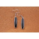 Boucles d'oreilles onyx