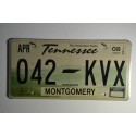 Tennessee license plate year 2008