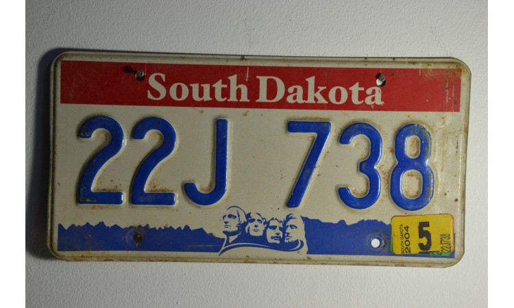 1956 North Dakota license plate 78-865
