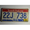 1956 North Dakota license plate 78-865